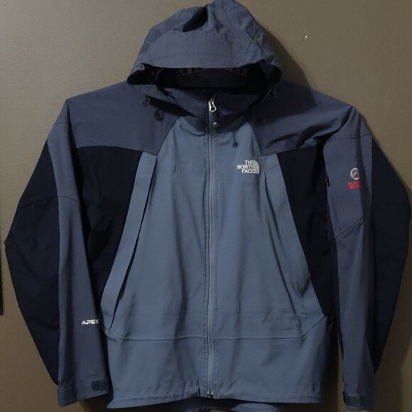 The North Face Summit Series Men's Apex Hooded Jacket Grey MEDIUM - Picture 3 of 10